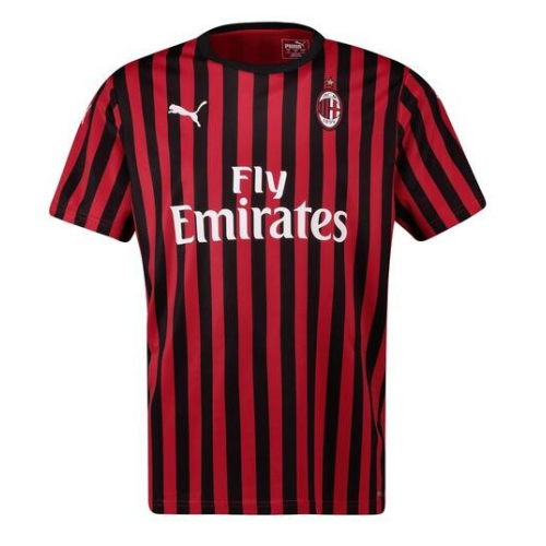 AC Milan Home 2019-20 Soccer Jersey Shirt - Click Image to Close